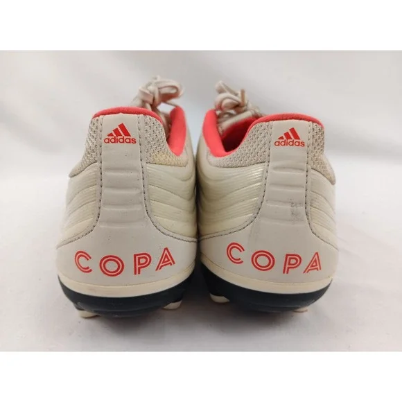 Adidas Copa 19.1 FG Soccer Cleats Size 11 Firm Ground Red Stripes Ivory Football